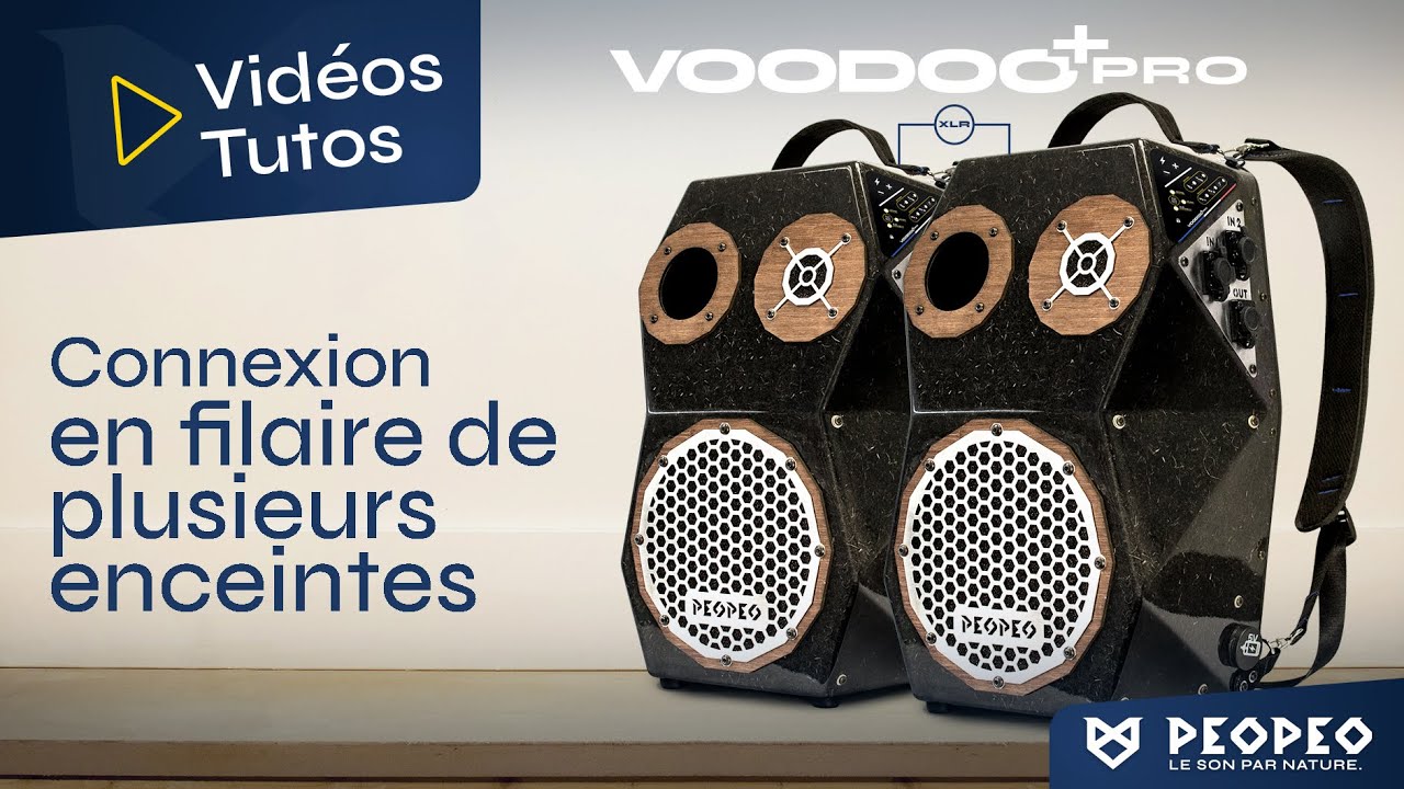 Connexion en filaire de plusieurs enceintes VOODOO+ Pro