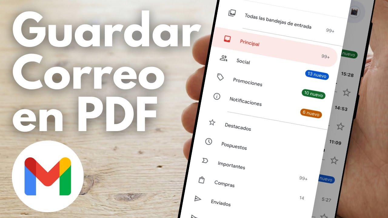 Cómo guardar un correo de Gmail como PDF | ACTUALIZADO - YouTube