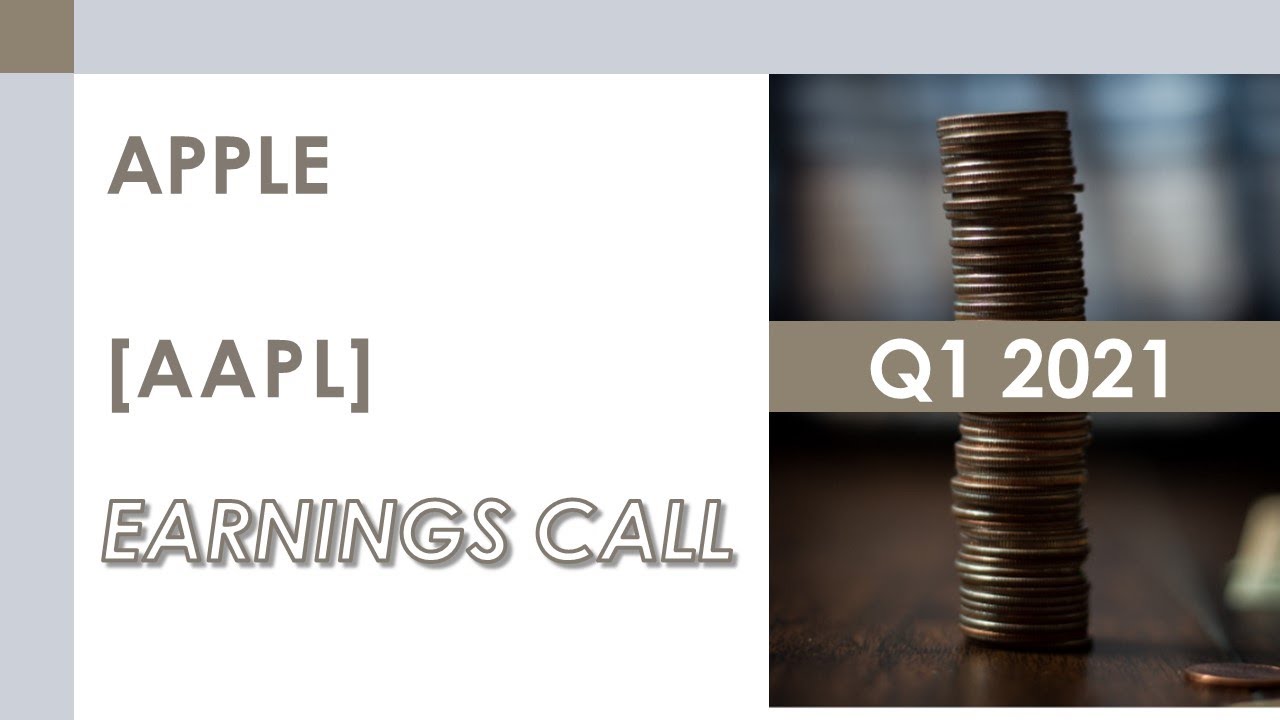 [AAPL stock] Apple Q1 2021 Earnings Call (1/27/21) YouTube