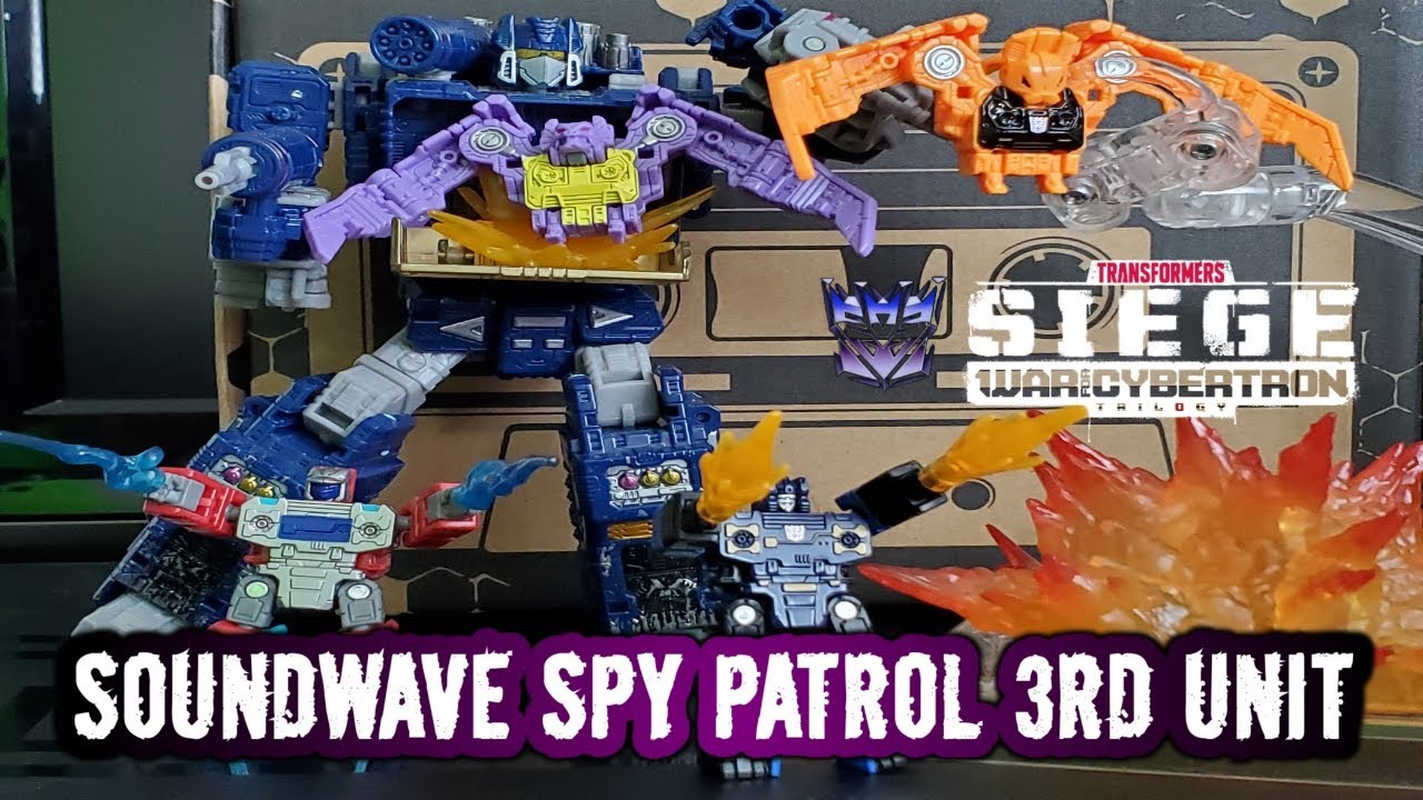 VLOG 92: SOUNDWAVE SPY PATROL 3RD UNIT! (Review in 8 minutes!)