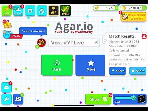 mobile agario live 248 - gukbintv on Twitch