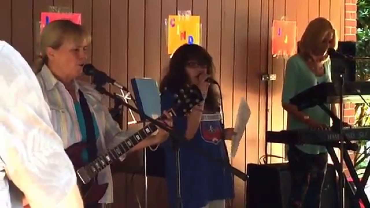 Down on the Corner (at Margo's house...literally on a corner)