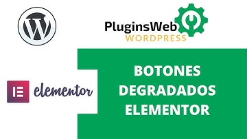 ✅  BOTONES DEGRADADOS CON ELEMENTOR FREE (GRATIS)