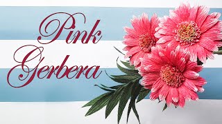 Гербера розовая / Gerbera pink diy