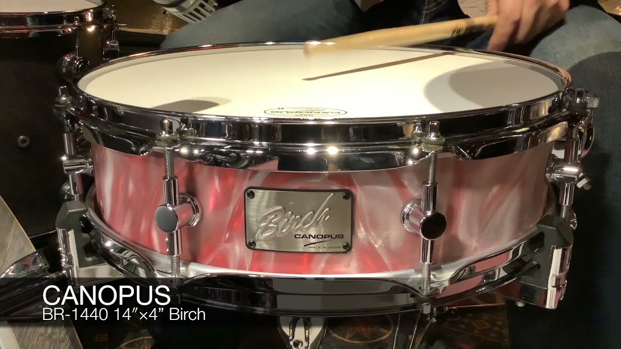 CANOPUS 【試奏動画あり!】BR-1440 バーチ スネアドラム 14″x4″ / 純正  