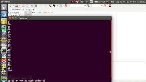 PROGRAMANDO EM C - Múltiplos de  5