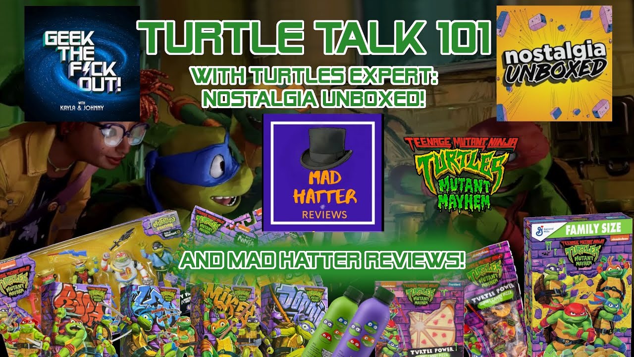 Turtle Talk 101 - LIVE! With Turtles Expert: Nostalgia Unboxed and Mad ...