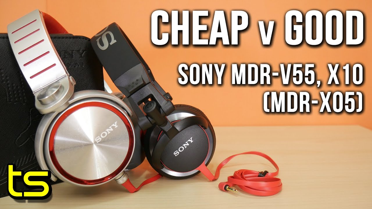 Sony MDR-V55 headphones review (XB920, X05) - YouTube