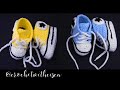 Crochet converse baby booties 0-3 months (with all star design)