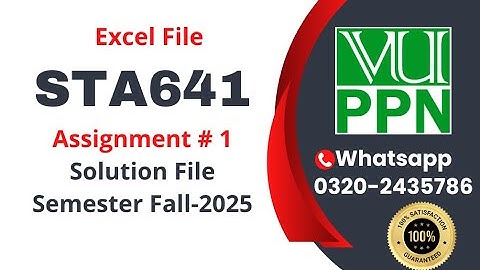 sta641 assignment 1 solution 2025 fall #sta641 #assignment #solution sta 641