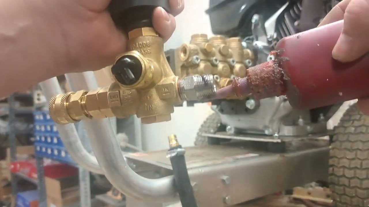 Pressure washer unloader conversion