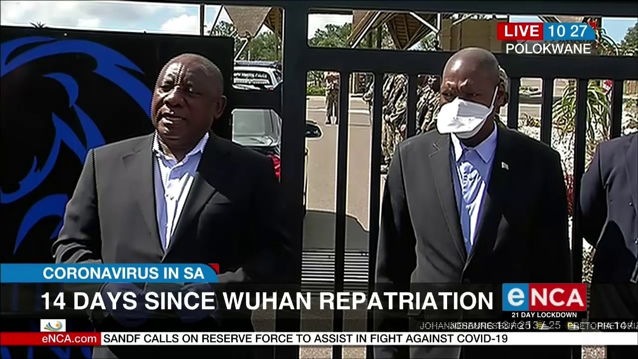 Quarantine | Ramaphosa arrives at Ranch Resort in Limpopo - eNCA