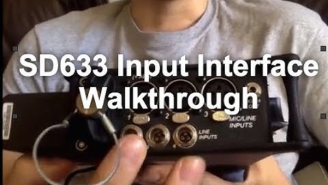 Sound Devices 633 - Input Interface