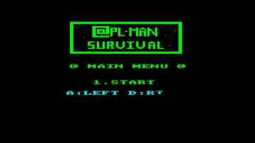 PLMan Survival / Uninstall Studio [ #CPCRetroDev 2017 ]