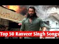 Ranveer Singh Top 50 Songs|Random 50 Hit Songs Of Ranveer Singh|Hindi ViralSongs|Music Stats