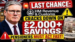 🚨 LAST CHANCE HM Revenue and Customs Cracks Down on £2,000+ Savings – Pensioners Must Act FAST!