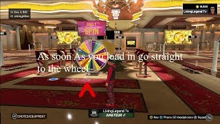How to be first on spin the wheel NBA 2K19 easiest Method everytime