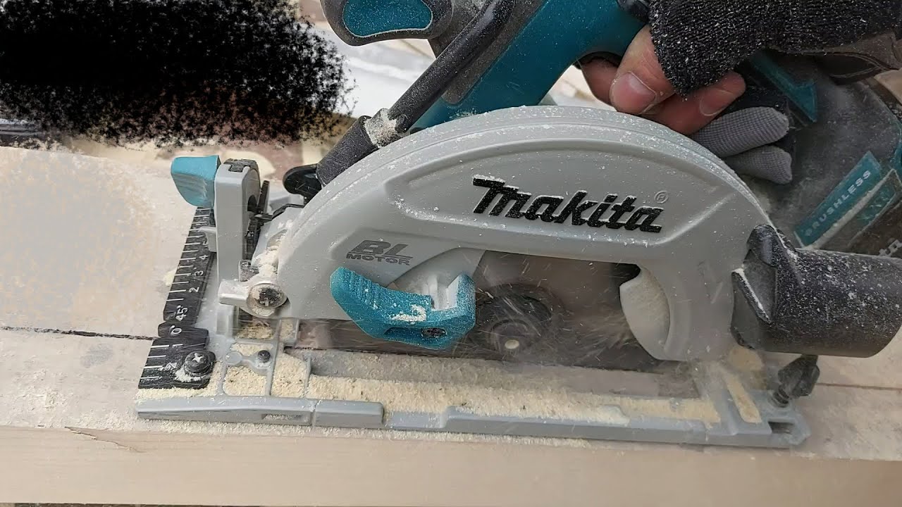 Imperialisme Ødelægge Teenageår Makita DHS680 18v brushless circular saw. TEST. Just cuts. Compilations  #ToolsandTricks - YouTube