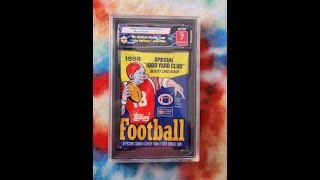 1988 TOPPS FOOTBALL GRADED WAX PACK RIP with Jerry Rice and Bruce Smith!