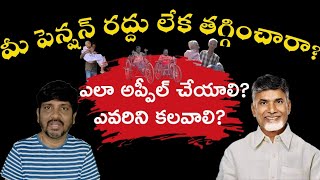 ఎన్టీఆర్ భరోసా మీ పెన్షన్  తీసివేశారా లేకపోతే తగ్గించారా |  Appeal Process for SADAREM Cases  