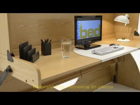 Studybed Desk And Bed Combination Deskbed