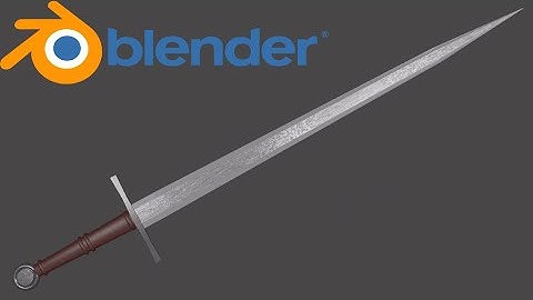 Blender | Sword 3D Modeling Timelapse