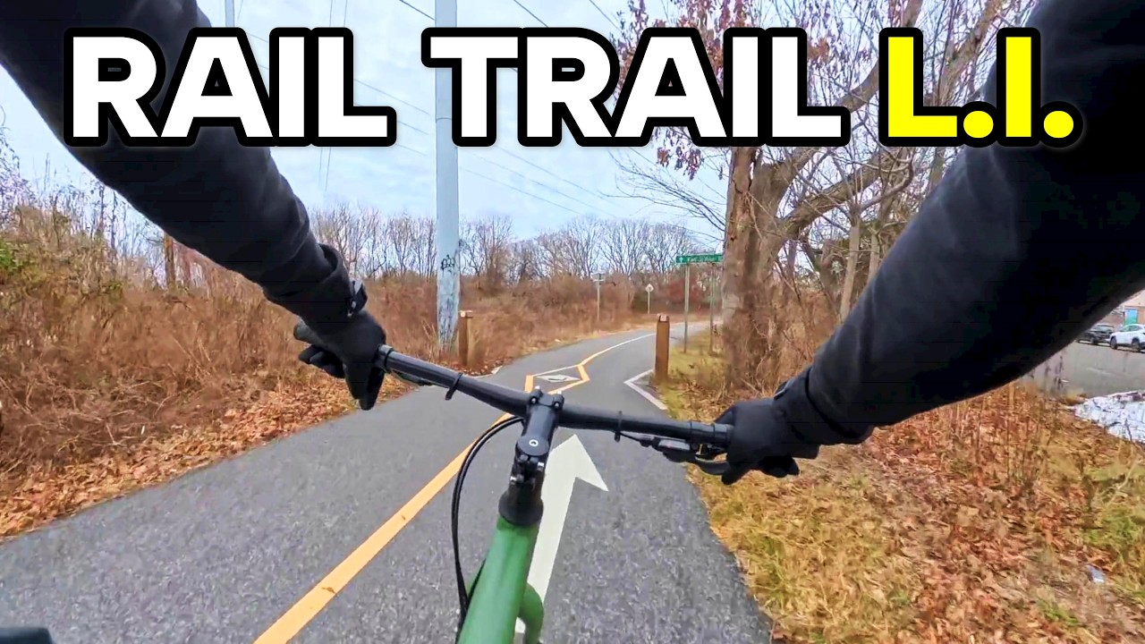Cycling North Shore Rail Trail PT1 - Long, Boring And Fun