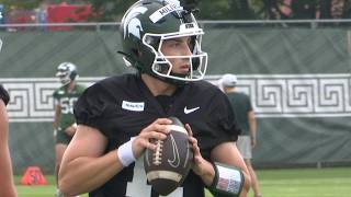 MSU QB Alessio Milivojevic credits offensive line for clean Week 1