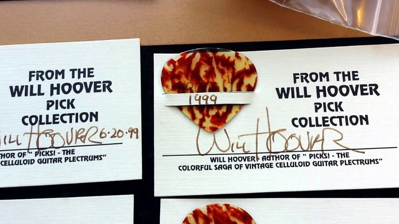 Vintage Guitar Picks - 19.1 Will Hoover (Book: Picks!)  & John Pearse