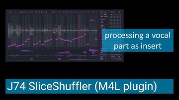 J74 SliceShuffler - audio slice sequencer for Ableton Live (Tutorial - Processing a Vocal phrase)