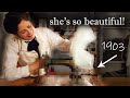 Unboxing an Antique Sewing Machine