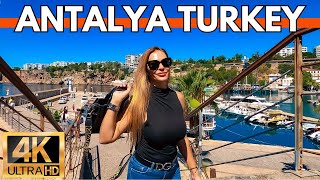 Beautiful Day In Antalya Turkey 2023 | 4K WALKING TOUR