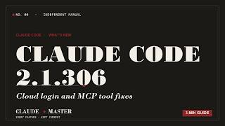 Claude Code 2.1.306: Cloud login and MCP tool fixes | Claude Master