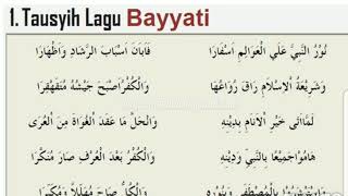 Tausyih lagu bayati