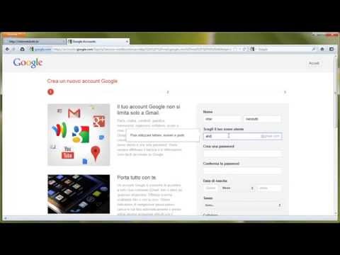 come aprire un nuovo account email con gmail