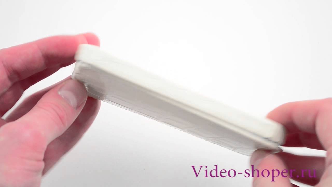 Чехол раскладной Melkco iPhone 5 Арт 000805 Белый Крокодил