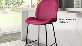 Miles Bar Chair Red - 101742
