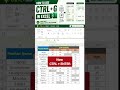 How to use CTRL + G In Excel #shortsvideo #shortvideo #shorts #short #youtubeshorts #youtubeshorts