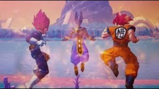 Ssj God Goku And Vegeta Vs Lord Beerus