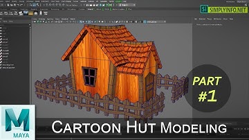 Hut 3D Cartoon Modeling & Texturing Tutorial (Part 01) | Maya 3D Cartoon Modeling Series #03