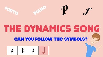 The Dynamics Song - Rhythm play along (quarter notes & eighth notes) - Forte & Piano dynamics