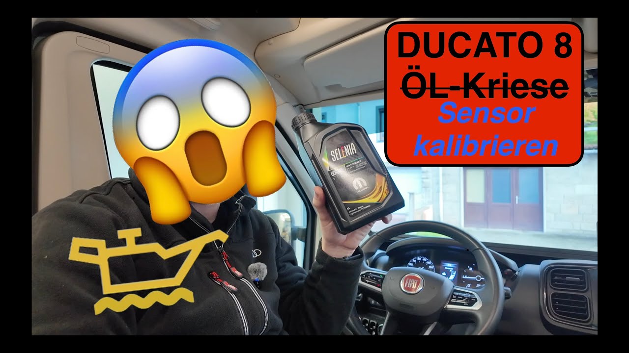 Ducato 8 Ölstand messen Oil measure Sensor kalibrieren Jumper Movano