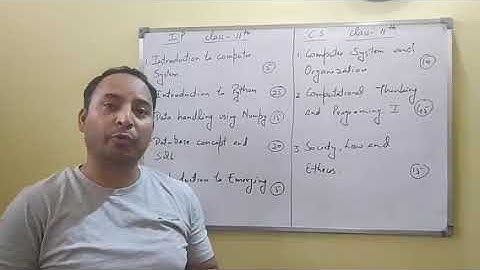 New Syllabus (2020-21) for IP and CS class 11th.