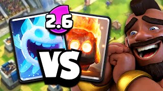 SFIDA GHIACCIO vs FUOCO 2.6 DECK DOMATORE! - Clash Royale