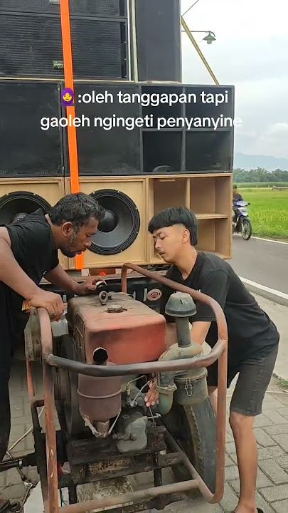 Engkol disel dompeng buat sound miniatur naik pickup