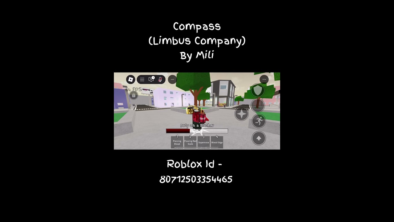 Roblox Id For Compass Limbus Company Mili YouTube 