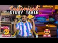 My New Customised Computer Table with RGB LED 💡 Neon Light | Making of New Study Table near Kolkata