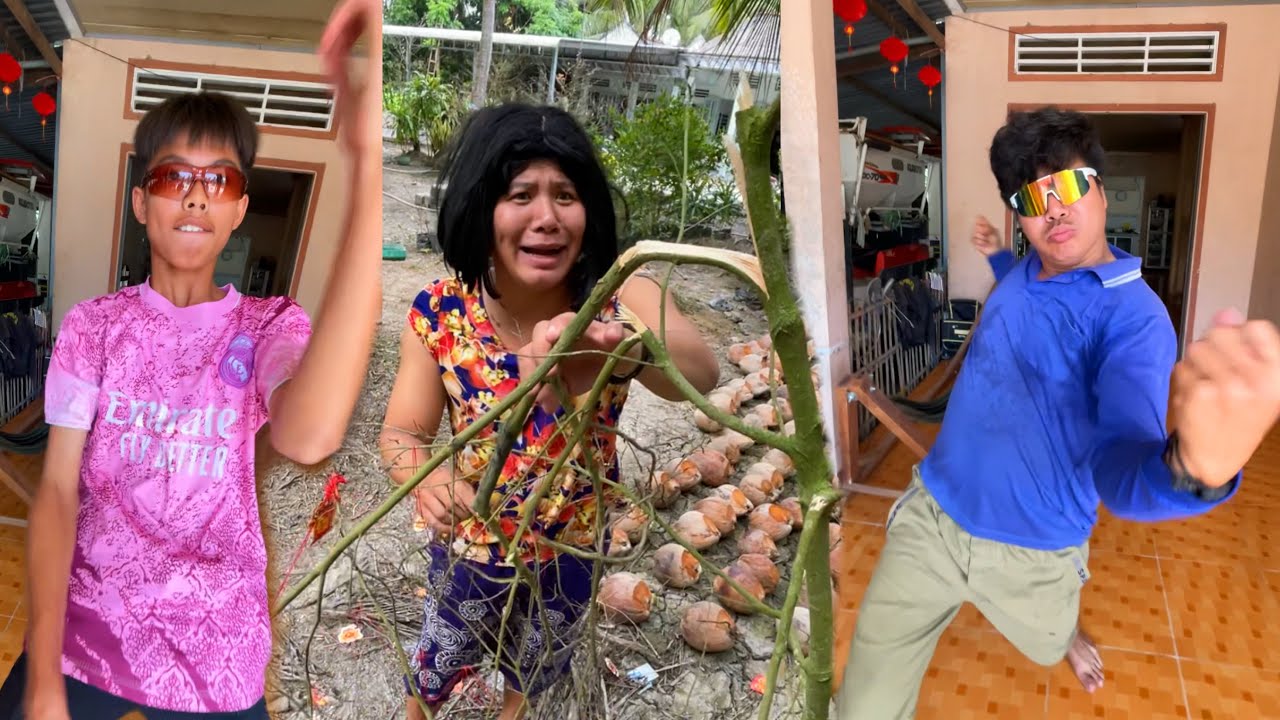 Cười mệt với 2 Cha Con Và Cây Mai Khổ Nhất Năm! | Trường QN 