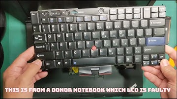 Handy Johnny #21 Lenovo T410 keyboard replacement.