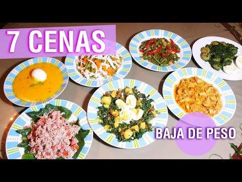 Video: 7 Cenas Dietéticas Saludables